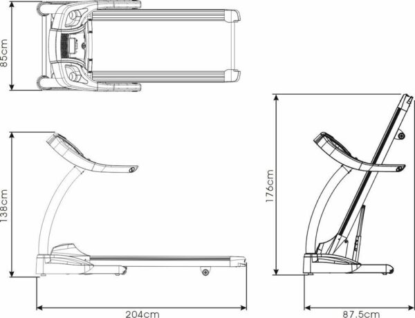 Фото 6 - Беговая дорожка AeroFIT MaxFit 5000 Plus.