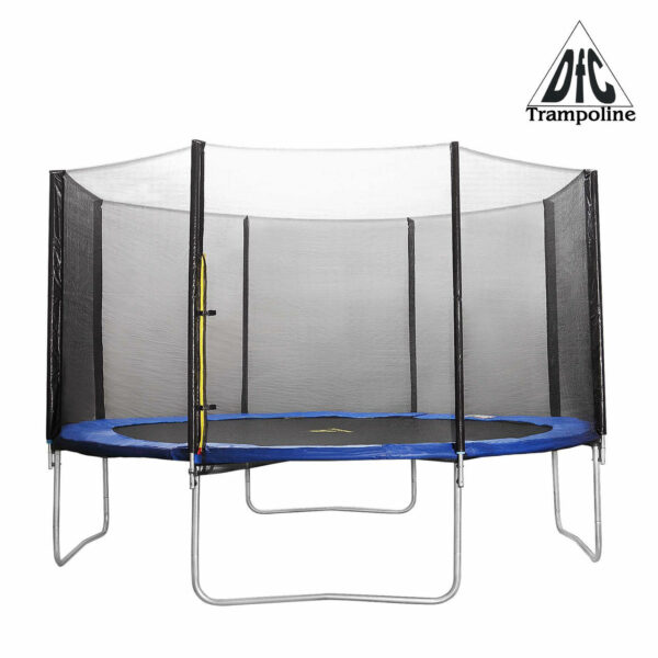 Фото 1 - БАТУТ DFC TRAMPOLINE FITNESS С СЕТКОЙ 12FT-TR-E.