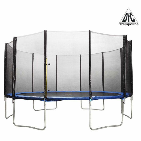 Фото 1 - БАТУТ DFC TRAMPOLINE FITNESS С СЕТКОЙ 18FT-TR-E.