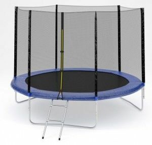 Фото 7 - Батут Diamond fitness external 10 FT (305 см) с защитной сеткой и лестницей.