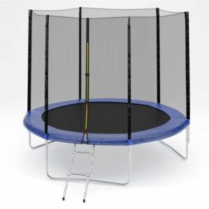 Фото 1 - Батут Diamond fitness external 6FT (183 см) с защитной сеткой и лестницей.