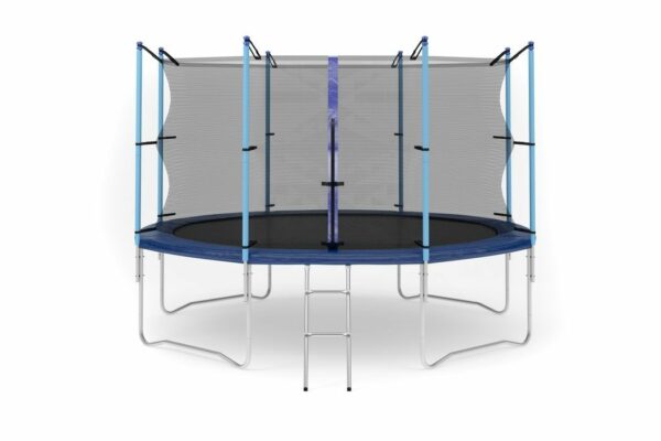 Фото 1 - Батут Diamond fitness internal 12 FT (366 см) с защитной сеткой и лестницей.