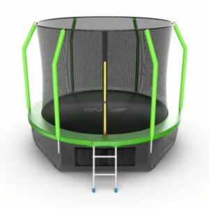 Фото 8 - EVO JUMP Cosmo 10ft (Green) + Lower net Батут с внутренней сеткой и лестницей, диаметр 10ft (зеленый) + нижняя сеть.