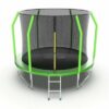 Фото 2 - EVO JUMP Cosmo 10ft (Green) + Lower net. Батут с внутренней сеткой и лестницей, диаметр 10ft (зеленый) + нижняя сеть.