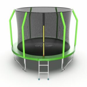 Фото 13 - EVO JUMP Cosmo 10ft (Green) Батут с внутренней сеткой и лестницей, диаметр 10ft (зеленый).