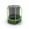 Фото 4 - EVO JUMP Cosmo 6ft (Green) + Lower net. Батут с внутренней сеткой и лестницей, диаметр 6ft (зеленый) + нижняя сеть.