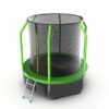 Фото 3 - EVO JUMP Cosmo 6ft (Green) + Lower net. Батут с внутренней сеткой и лестницей, диаметр 6ft (зеленый) + нижняя сеть.