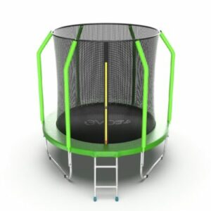 Фото 4 - EVO Jump Cosmo 6ft (Green) Батут с внутренней сеткой и лестницей, диаметр 6ft (зеленый).