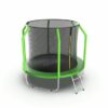 Фото 3 - EVO JUMP Cosmo 8ft (Green) Батут с внутренней сеткой и лестницей, диаметр 8ft (зеленый).