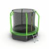 Фото 4 - EVO JUMP Cosmo 8ft (Green) + Lower net. Батут с внутренней сеткой и лестницей, диаметр 8ft (зеленый) + нижняя сеть.