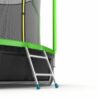 Фото 2 - EVO JUMP Cosmo 8ft (Green) + Lower net. Батут с внутренней сеткой и лестницей, диаметр 8ft (зеленый) + нижняя сеть.