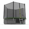 Фото 2 - EVO JUMP External 10ft (Green) + Lower net. Батут с внешней сеткой и лестницей, диаметр 10ft (зеленый) + нижняя сеть.