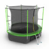 Фото 4 - EVO JUMP Internal 10ft (Green) + Lower net. Батут с внутренней сеткой и лестницей, диаметр 10ft (зеленый) + нижняя сеть.