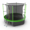 Фото 2 - EVO JUMP Internal 10ft (Green) + Lower net. Батут с внутренней сеткой и лестницей, диаметр 10ft (зеленый) + нижняя сеть.