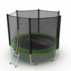 Фото 3 - EVO JUMP External 8ft (Green) Батут с внешней сеткой и лестницей, диаметр 8ft (зеленый).