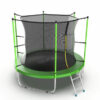 Фото 3 - EVO JUMP Internal 8ft (Green) Батут с внутренней сеткой и лестницей, диаметр 8ft (зеленый).