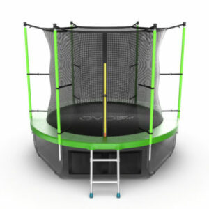 Фото 2 - EVO JUMP Internal 8ft (Green) + Lower net. Батут с внутренней сеткой и лестницей, диаметр 8ft (зеленый) + нижняя сеть.