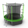 Фото 2 - EVO JUMP Internal 8ft (Green) + Lower net. Батут с внутренней сеткой и лестницей, диаметр 8ft (зеленый) + нижняя сеть.